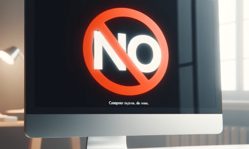 DALL·E Computer says no
