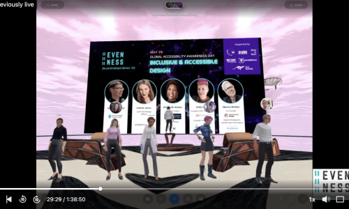screenshot panel in metavers