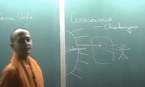 Screenshot from youtube video on consciousness